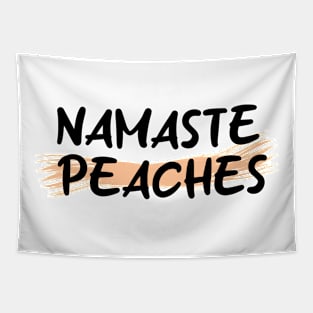 Namaste Peaches Tapestry