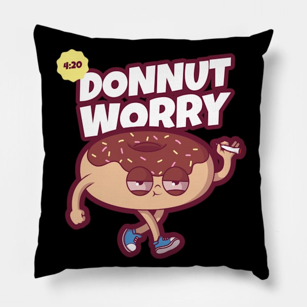 Donnut Worry Pillow by skullgangsta