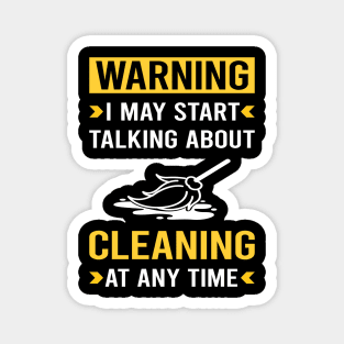 Warning Cleaning Magnet