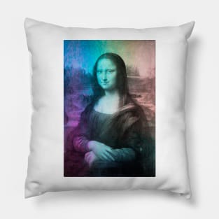 Mona Lisa Holographic Pillow