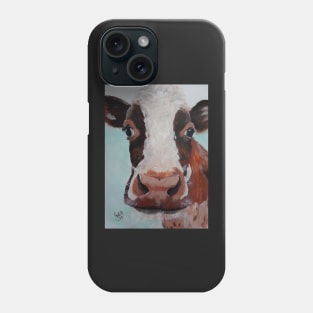 Curious Cow Phone Case