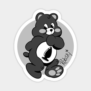 Queer Bearz - bum bum black bear Magnet