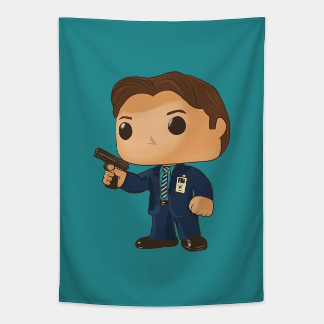 Funko pop fox Mulder Tapestry by Mimie20