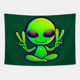 Peace Alien Tapestry