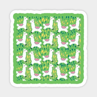 Llamas pattern Magnet