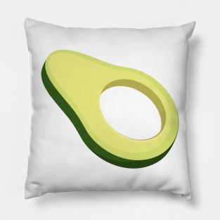 Avocado slice Pillow