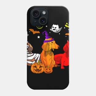 Funny Dachshund Halloween Costume Gift Phone Case