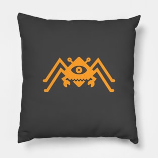 Diamond Spider Crab Orange Pillow