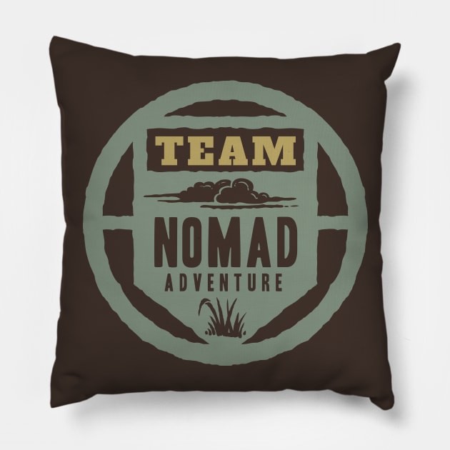 Team Nomad Pillow by RadCoolguy