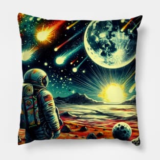 MARS AND THE STARS 4 Pillow