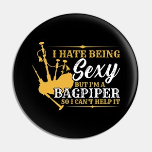 I'm A Bagpiper Pin