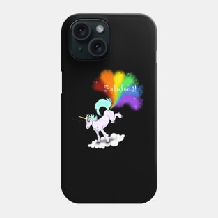 Fabulous unicorn fart Phone Case