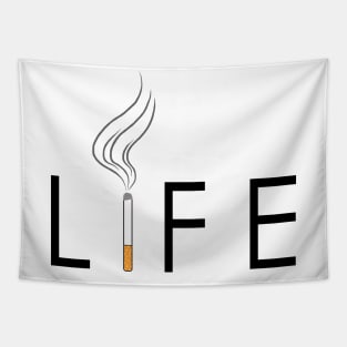 Life and cigarette Tapestry