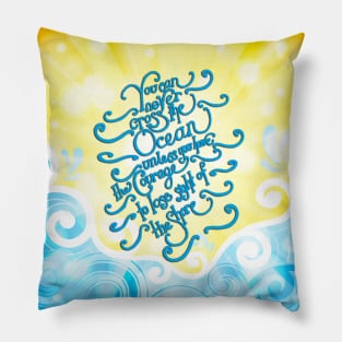 Summer Inspiration: Cross the ocean Pillow