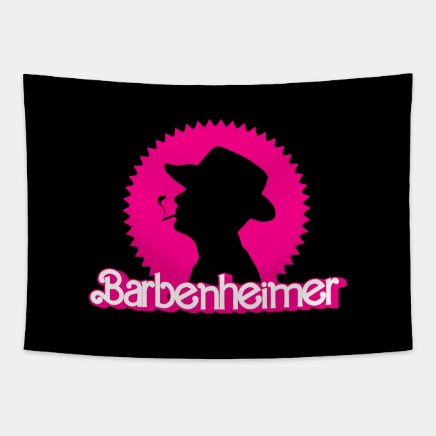 Barbenheimer Tapestry by Cinestore Merch