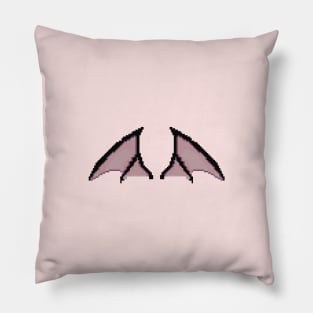 dragon wings pixelart Pillow