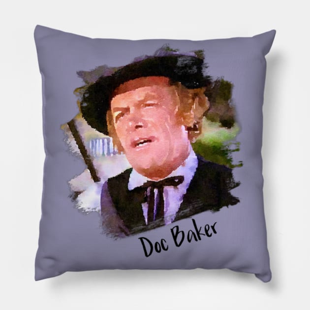 Dr. Hiram Baker Little House on the Prairie Pillow by Neicey