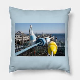 buoys and lobster pots Pillow