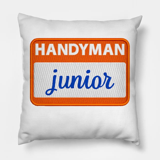 handyman junior Pillow by mystudiocreate