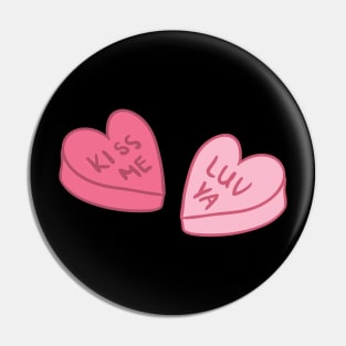 Candy Hearts Pin