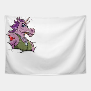 Cute Enough For You Tough Unicorn With Muscles- Tapestry