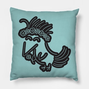 Loopy Bird (GRATEFUL) Pillow