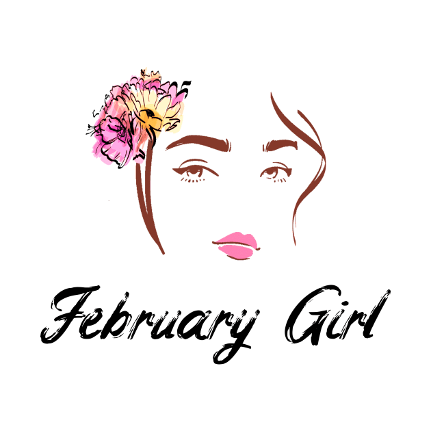 february girl by D_creations