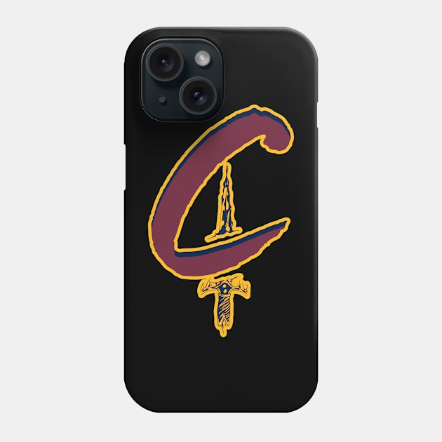 Cleveland Cavaliers Team Phone Case by A1designs