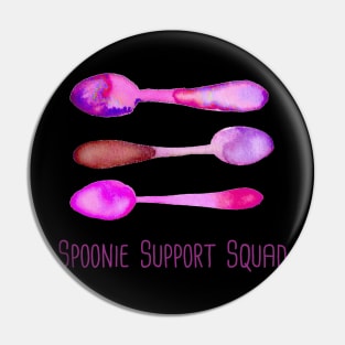 Spoonie Support Squad (Pink)! Pin