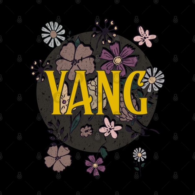 Aesthetic Proud Name Yang Flowers Anime Retro Styles by Kisos Thass