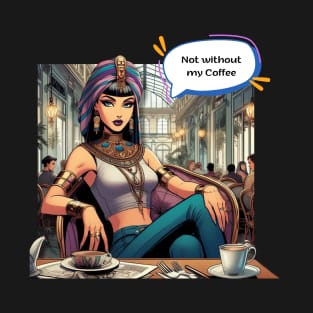 Comic Royalty: Cleopatra at Café T-Shirt