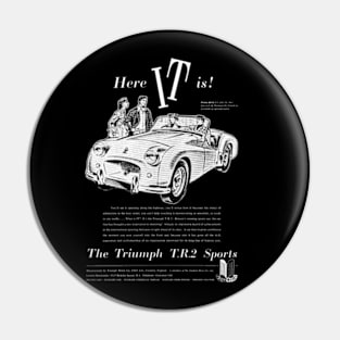 TRIUMPH TR2 - advert Pin