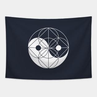 Yin Yang symbol Tapestry