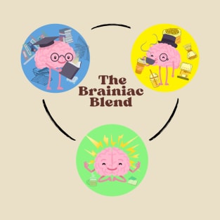 Coffee and reading - the brainiac blend T-Shirt