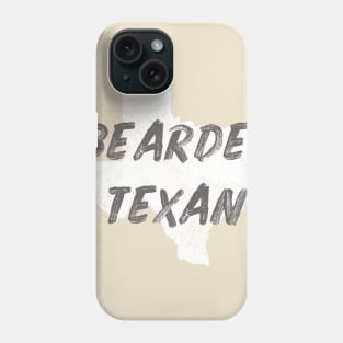 The Bearded Texan White Phone Case