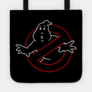 Ghostbusters Retro Neon Logo Tote