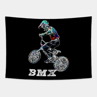 bmx racing Tapestry