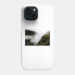 Gullfoss waterfall  in Iceland - Landscape Photography Phone Case