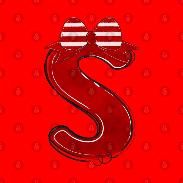 Letter S - Christmas Letter by Pop Cult Store