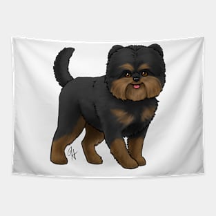 Dog - Affenpinscher - Black and Tan Tapestry