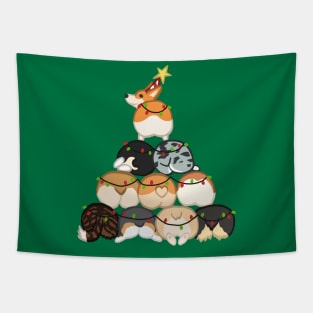 A Very Corgi Christmas Tapestry