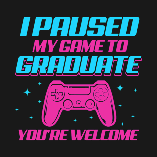 Funny gamer graduation gift T-Shirt