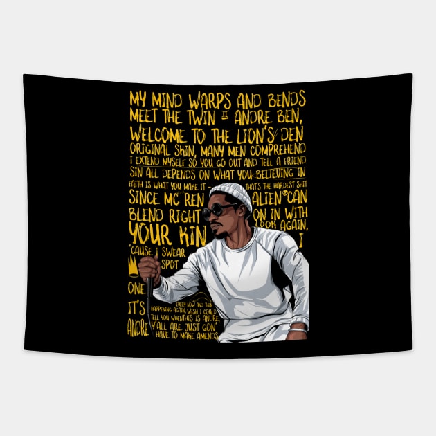 Andre 3000 The twin Tapestry by munyukart