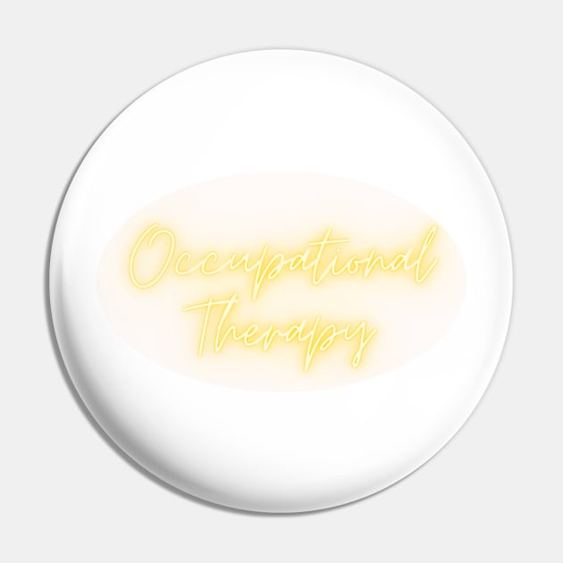 Occupational Therapy Yellow Pin by anrockhi