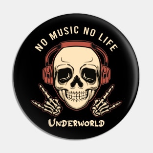 No music no life underworld Pin