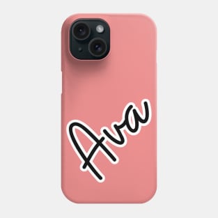 Ava name Phone Case