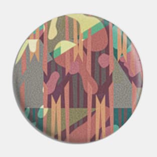 Colorful Modern Abstraction 3 Pin