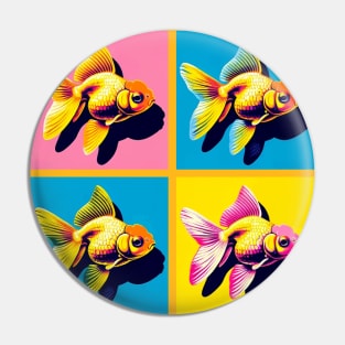 Pop Lemon Goldfish - Cool Aquarium Fish Pin