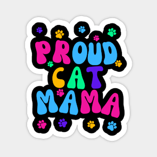 Proud Cat Mama Magnet