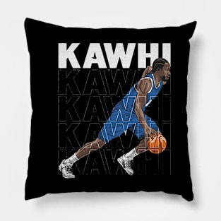 Kawhi Leonard Los Angeles C Repeat Pillow